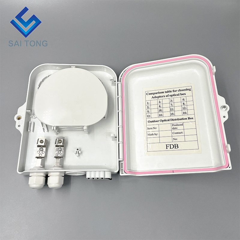 China Factory 48 core ftth box plc splitter cutie de distribuție optică cu 4 tăvi 2 în 8 porturi NAP pentru echipamente cu fibră optică