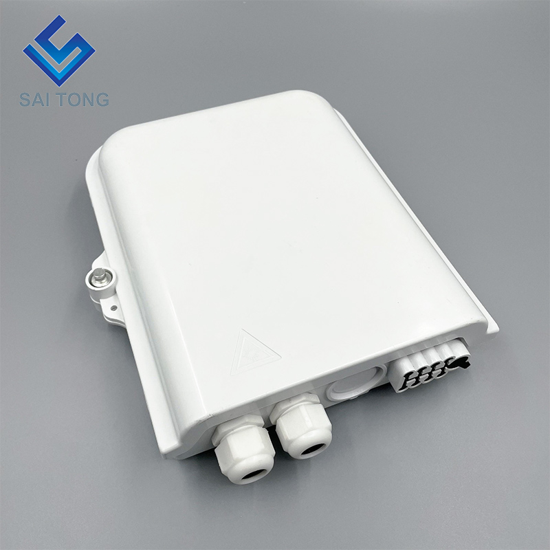 China Factory 48 core ftth box plc splitter cutie de distribuție optică cu 4 tăvi 2 în 8 porturi NAP pentru echipamente cu fibră optică