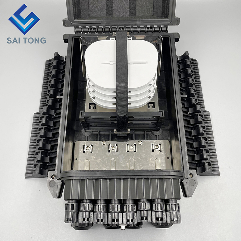 Saitong FTTH Outdoor Impermeabil IP65 cu 16 nuclee de distribuție Terminal de fibră optică 4 în 16 afară cu produs nou 1 cumpărător