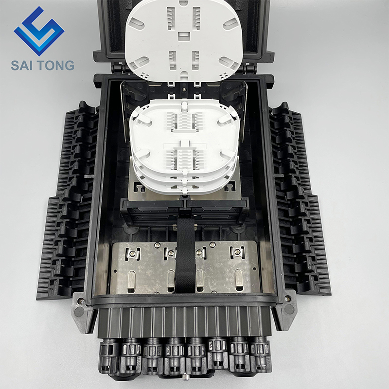 Saitong FTTH Outdoor Impermeabil IP65 cu 16 nuclee de distribuție Terminal de fibră optică 4 în 16 afară cu produs nou 1 cumpărător