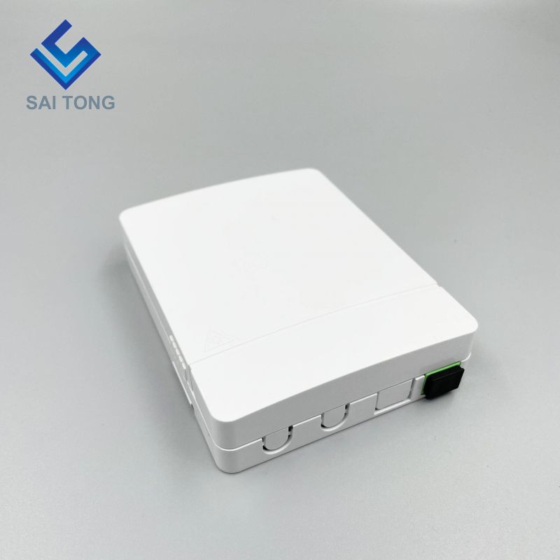 Ningbo Saitong Preț bun Mini 2 nuclee FTTH Cutie de terminație pentru fibră optică Cutie de distribuție pentru interior cu fibră optică