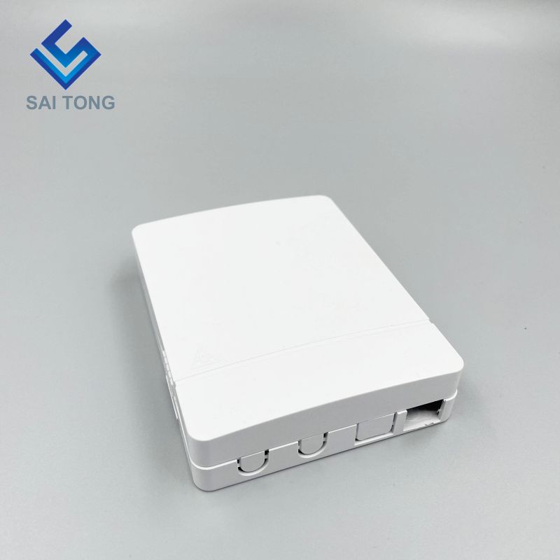 Ningbo Saitong Preț bun Mini 2 nuclee FTTH Cutie de terminație pentru fibră optică Cutie de distribuție pentru interior cu fibră optică