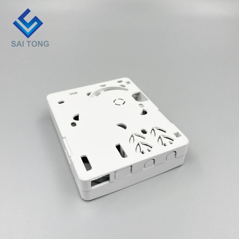 Ningbo Saitong Preț bun Mini 2 nuclee FTTH Cutie de terminație pentru fibră optică Cutie de distribuție pentru interior cu fibră optică