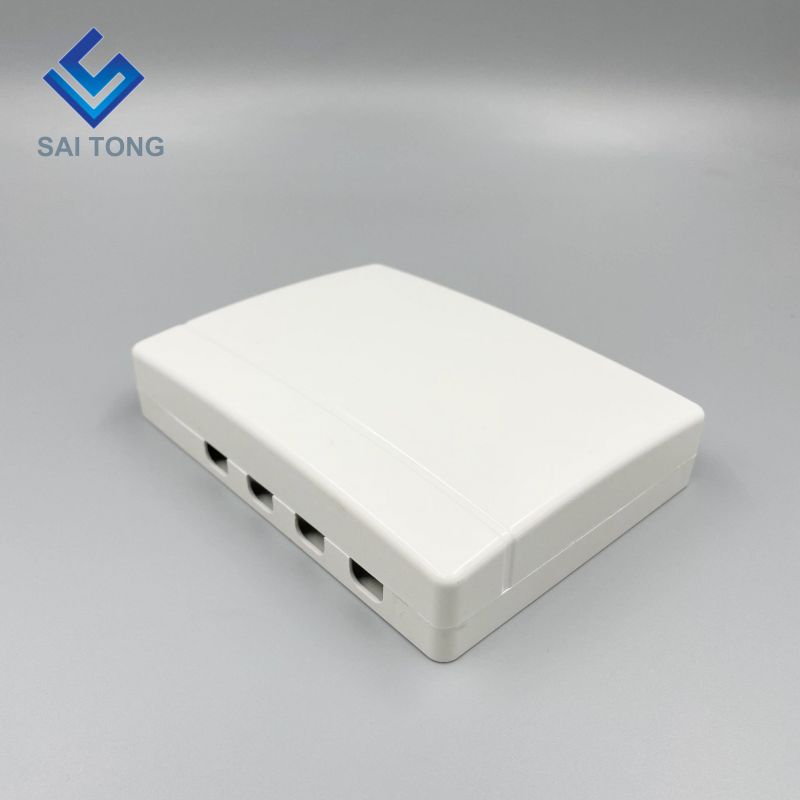 Furnizare de bună calitate 4 nuclee FTTH fibră optică mini cutie de terminare/4 porturi desktop cutie mică ftth/mini echipament de fibră optică