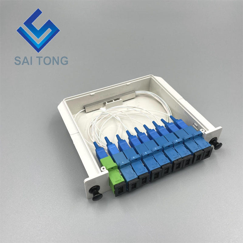 SC/UPC 1 x 8 Fibră optică PLC Splitter Mini tub tip Splitter Plc Splitter impermeabil SC UPC LGX casetă tip casetă