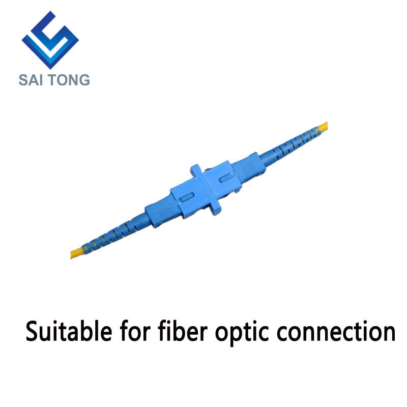 SC-SC PC UPC SM Conector Fibră Optică Simplex Preț ieftin Adaptor Fibră SC/UPC pentru testarea fibrei