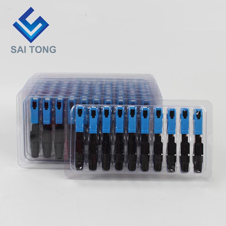 Saitong Supply Echipament de comunicație conector rapid sc/upc ftth Fibră optică Conector rapid Conector fibră