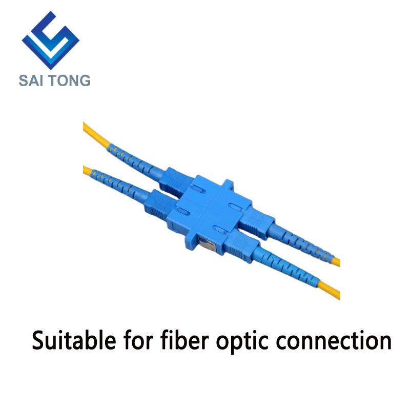 2022 SC-SC PC UPC SM Conector fibră optică duplex Preț ieftin Adaptor de fibră SC/UPC pentru testarea fibrei