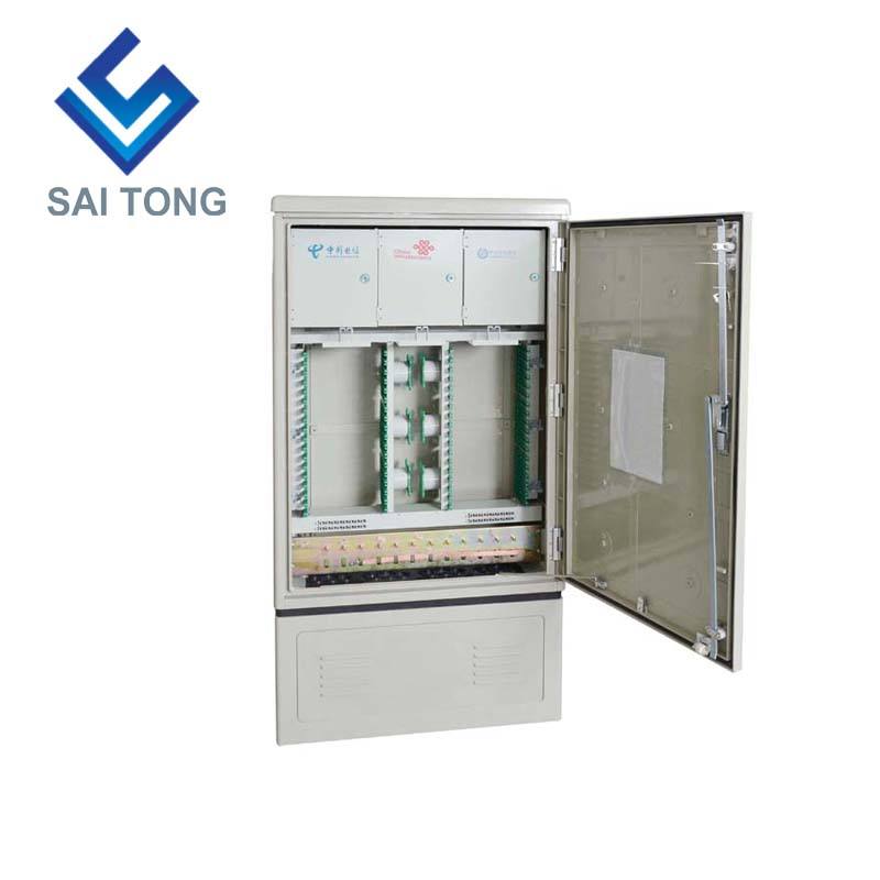 SaiTong FTTH Splice 288 Core fibră optică SMC cabinet impermeabil IP55 smc fibră cabinet Suport pentru standard sau personalizat