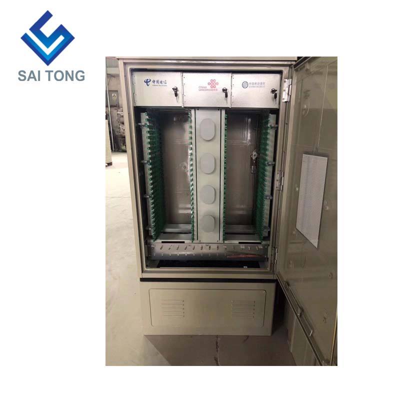 SaiTong FTTH Splice 288 Core fibră optică SMC cabinet impermeabil IP55 smc fibră cabinet Suport pentru standard sau personalizat