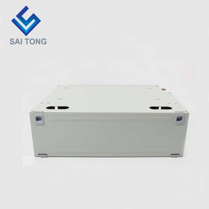 SaiTong FTTH 19 inch Rack Mount 48 Port Cabinet SC/FC ODF 4 U 48 core Cadru de distribuție din fibră optică Opțional încărcare completă