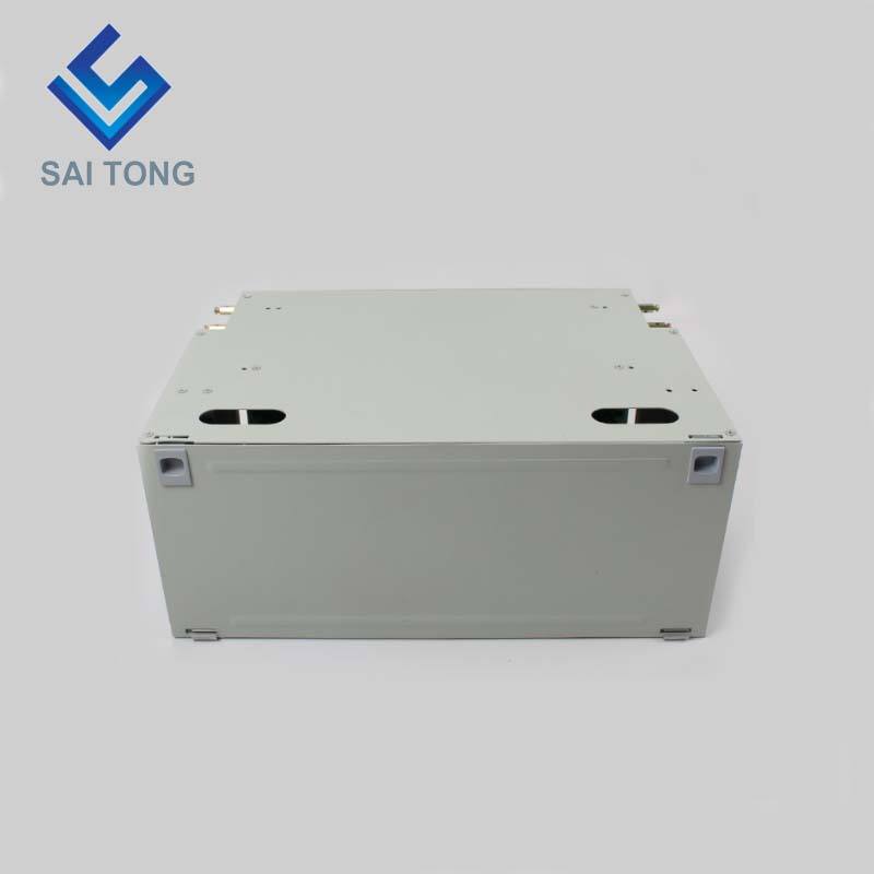 SaiTong FTTH 19 inch Rack Mount 72 Port Cabinet SC/FC ODF 6 U 72 core Cadru de distribuție din fibră optică Opțional încărcare completă