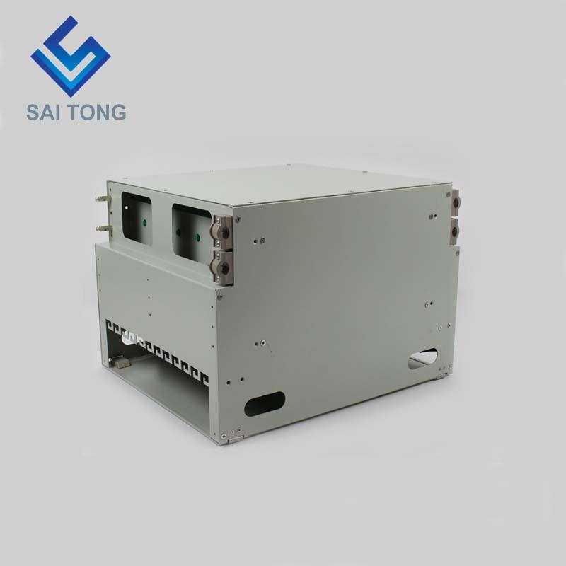 2022 SaiTong FTTH 19 inch Rack Mount 144 Port Cabinet SC/FC ODF 12U 144 core Cadru de distribuție din fibră optică Opțional încărcare completă