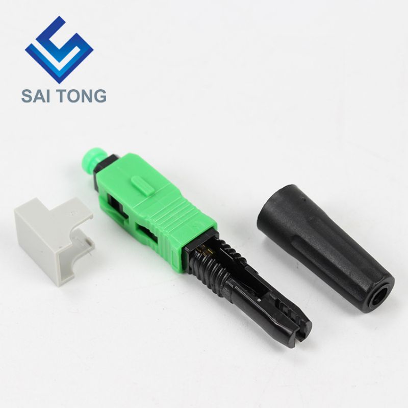 Conector FTTH fibra optica monomodo rapido esc250d sc/apc FC lc sc apc conector rapid pentru fibra optica