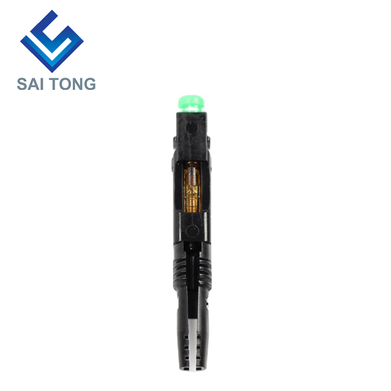 Fibră FTTH Saitong Optic Conector rapid sc apc culoare verde cablu fibră conector rapid Conector rapid Asamblare pe teren Monomod